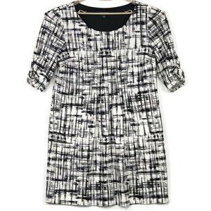 Perceptions‎ New York Dress Ivory Black 3/4 Sleeve XXL